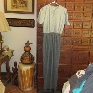 One Piece Short Sleeve Gray Jumper Romper Size 8 ADRIAN AVERY